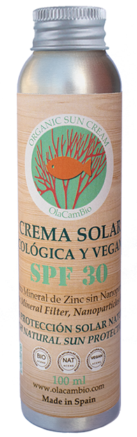 Crema Solar Ecológica y Vegana SPF 30